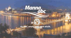 Desktop Screenshot of mannaabc.hu